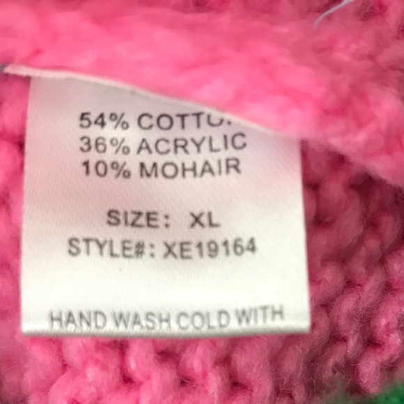 Woven Heart Striped Dolman Pullover Sweater - Picture 5 of 7